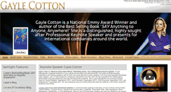 Desktop Screenshot of gaylecotton.com